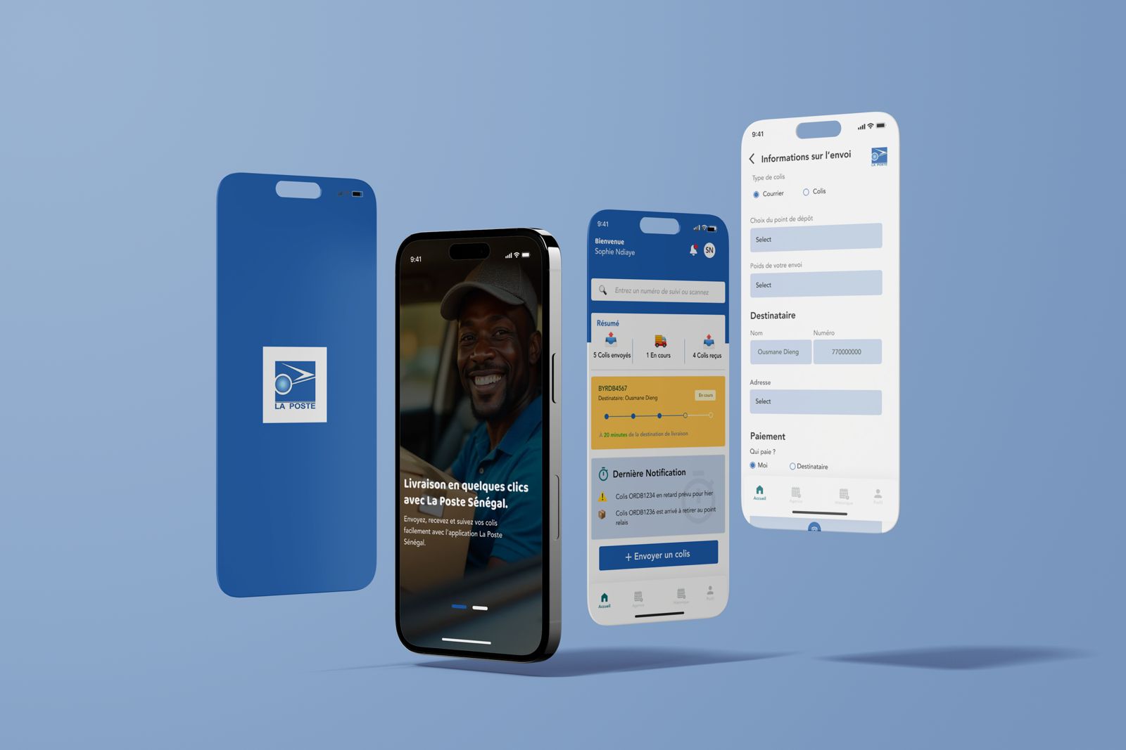 Aperçu du projet La Poste Sénégal