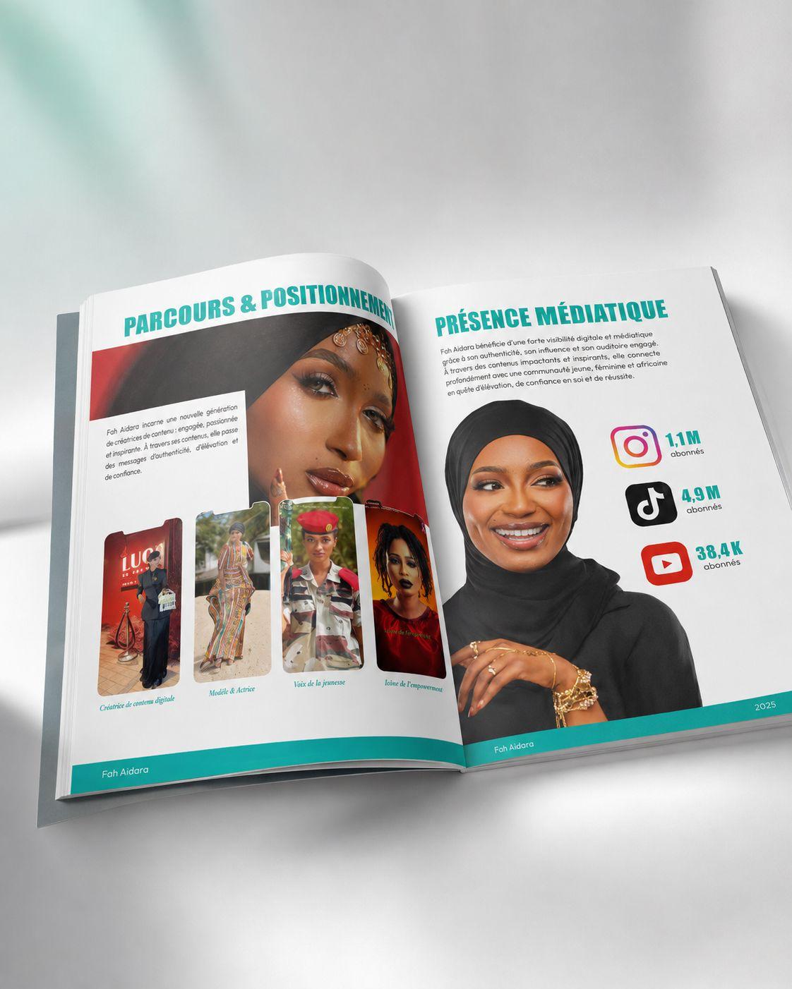 Magazine, présence médiatique · Fah Aidara